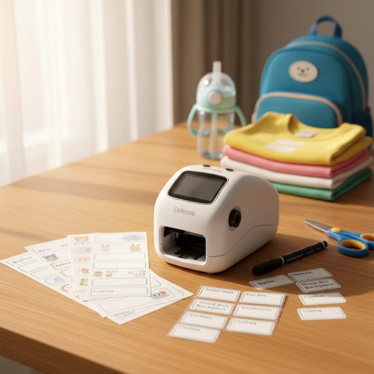 어린이집 준비물에 붙일 네임스티커와 가정용 라벨기