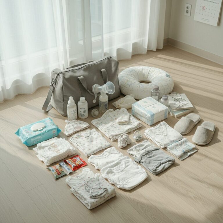 5월 출산 가방에 챙겨야 할 필수 준비물들