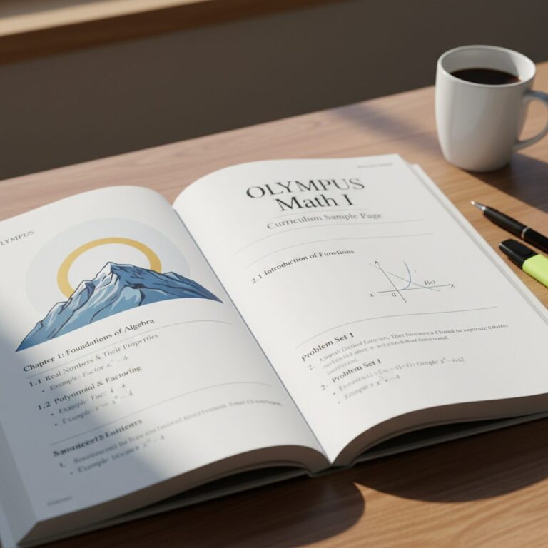 올림포스 수1 교재 구성 예시 페이지 이미지