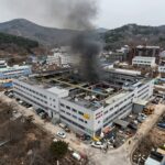 대전 공장 화재 건물 구조도와 연결 통로 위치