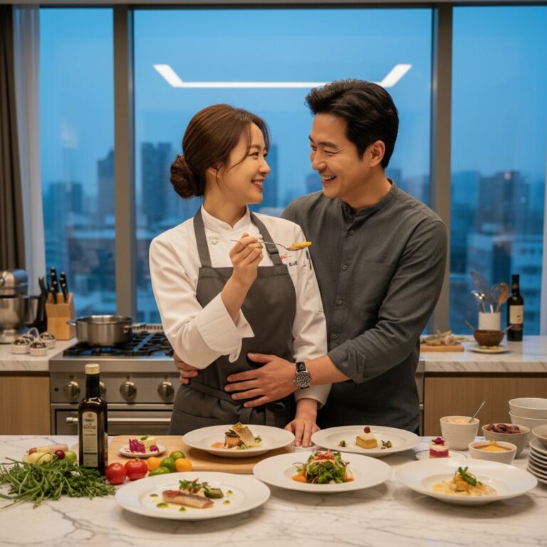 동상이몽2에 출연한 미슐랭 스타 셰프 김희은 윤대현 부부의 모습