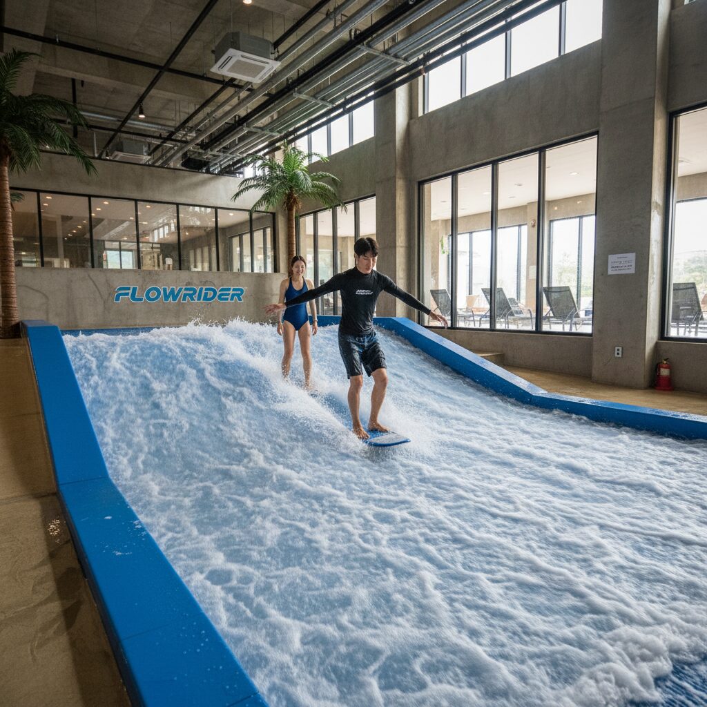 용인 실내 서핑장 플로우하우스 Flowrider 장비