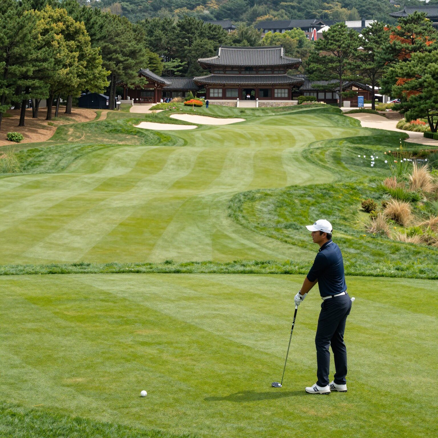 포드 챔피언십이 열리는 월윈드 골프 클럽의 사막 코스 전경
