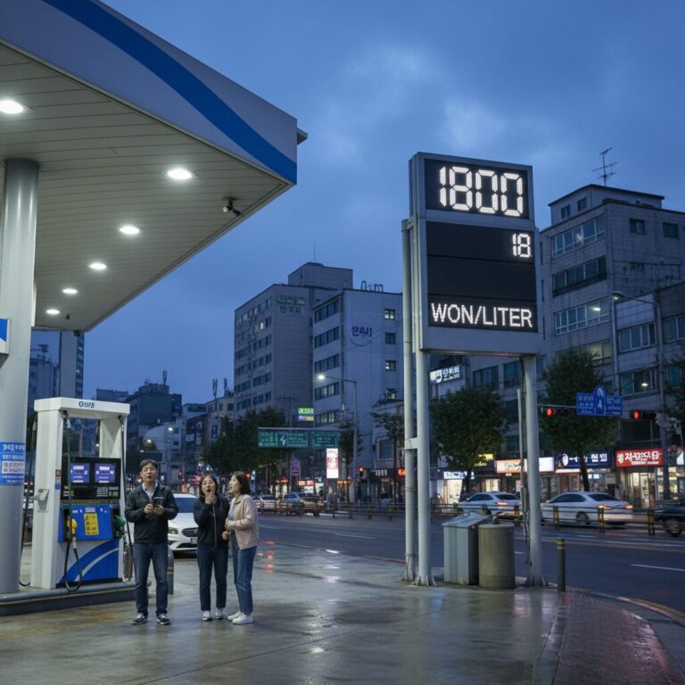 서울 주유소 휘발유 가격표 1800원 돌파 현장