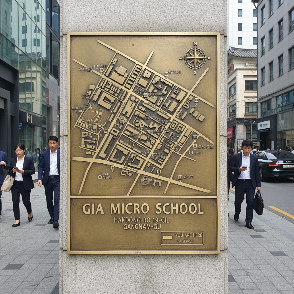 GIA 마이크로 스쿨 강남구 학동로19길 위치 지도