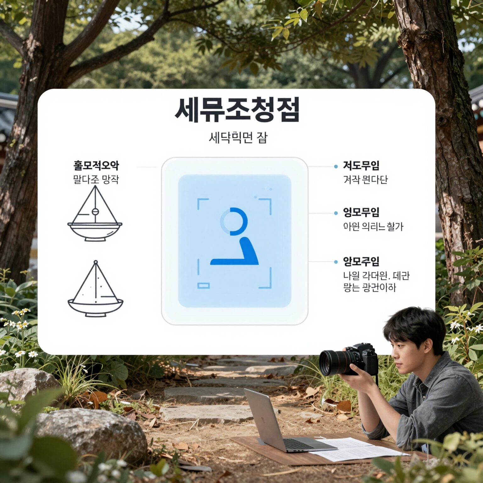 세무조정 개념을 설명하는 다이어그램 이미지