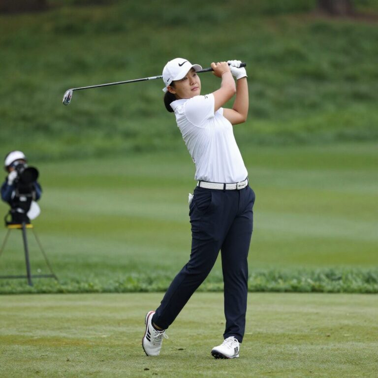 전예성 골프 스윙 장면 리쥬란 챔피언십 3라운드