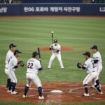 2026 프로야구 개막전 한화 대전구장에서의 시구 장면