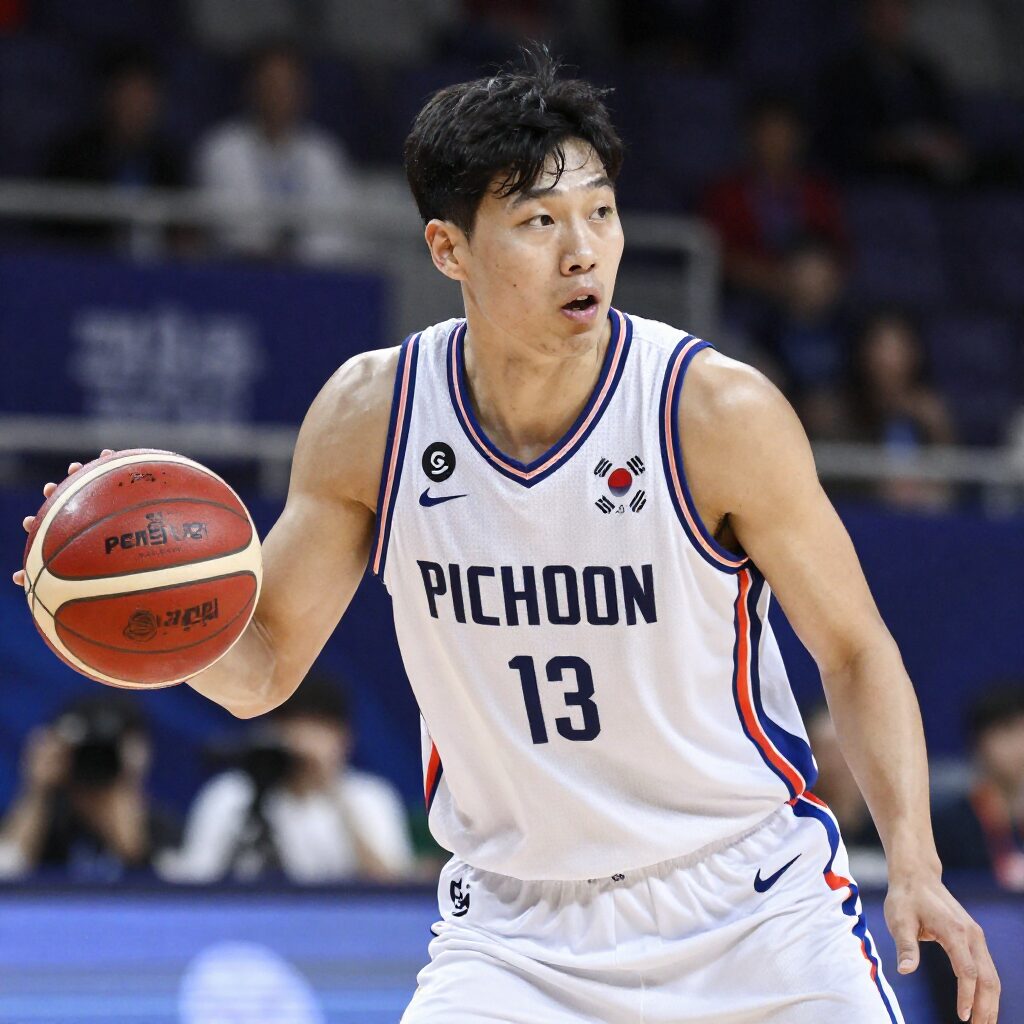 김임권 프로가 PBA 월드챔피언십 경기 중 집중하는 모습