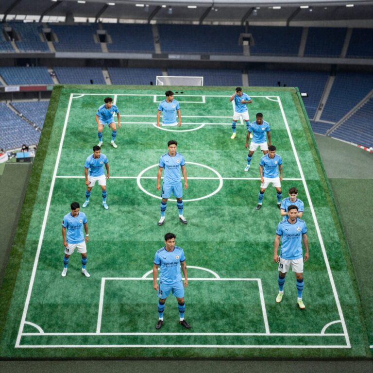 맨체스터 시티와 레알 마드리드 선발 라인업 예상도