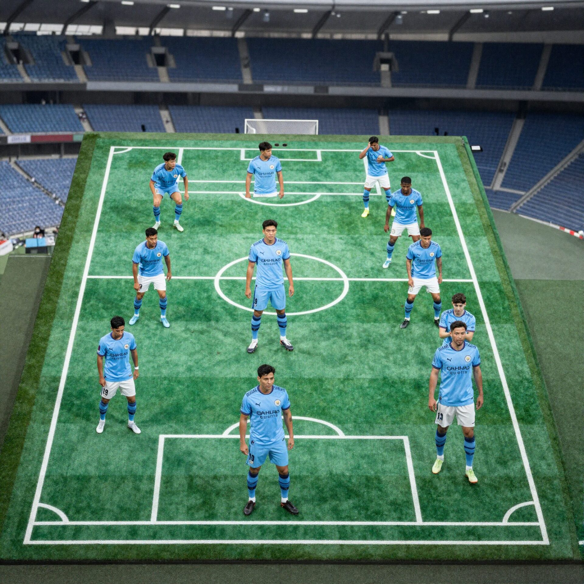 맨체스터 시티와 레알 마드리드 선발 라인업 예상도