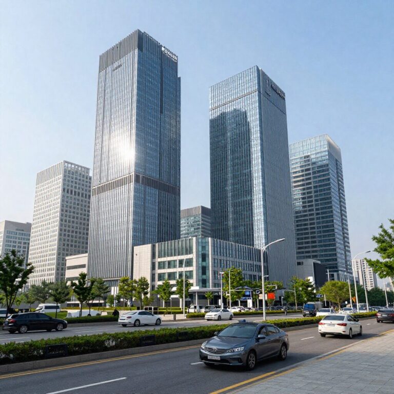 영등포자이 디그니티 단지 전경과 양평역 위치