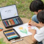 어린이날 선물로 추천하는 다양한 색연필과 크레파스가 들어있는 미술 세트