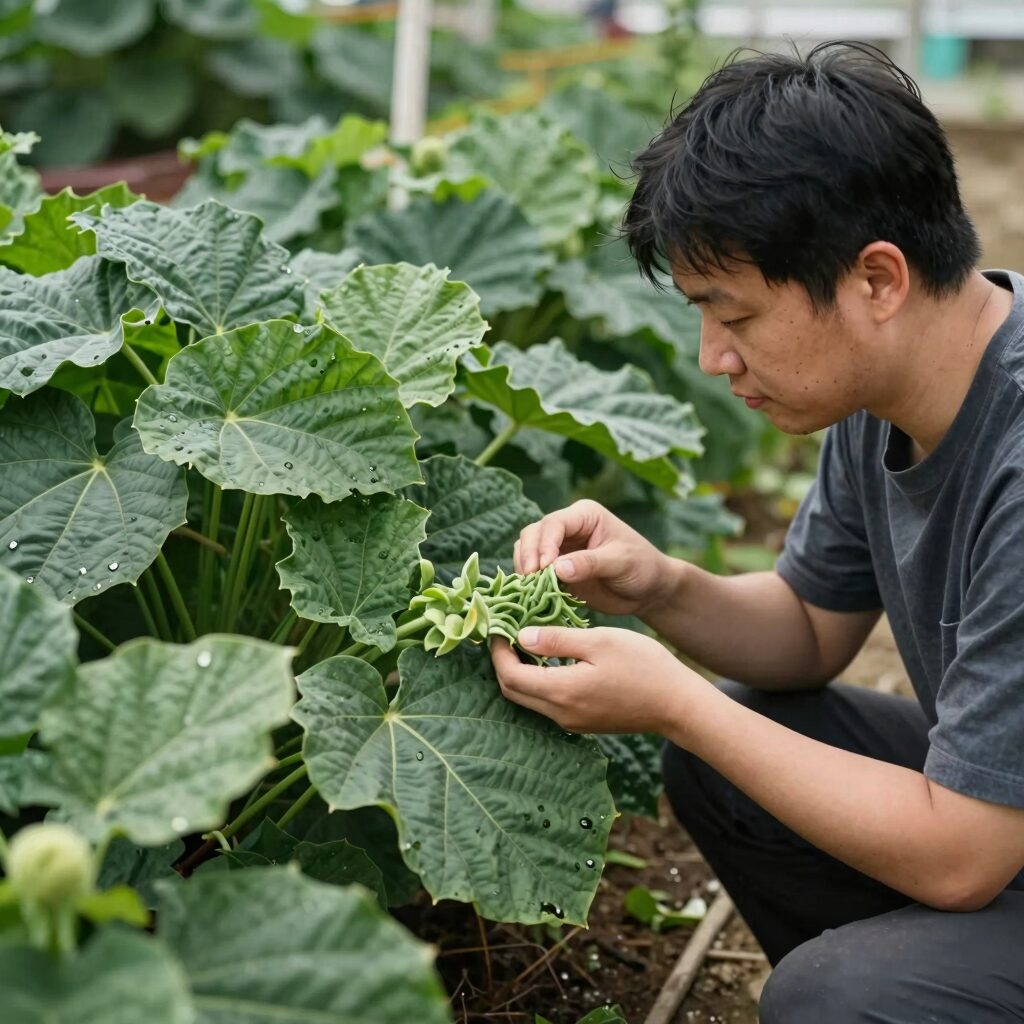 참외 칼로리와 영양 성분을 설명하는 사진