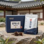 아빠 어버이날 선물로 선택한 정관장 알엑스진 홍삼오일 고급스러운 패키지와 PTP 포장 모습