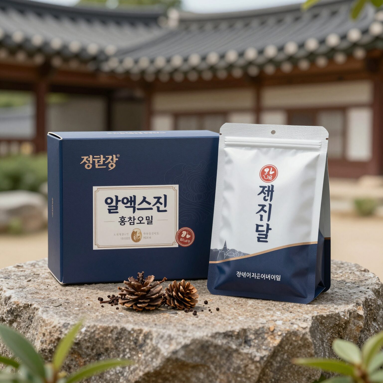 아빠 어버이날 선물로 선택한 정관장 알엑스진 홍삼오일 고급스러운 패키지와 PTP 포장 모습