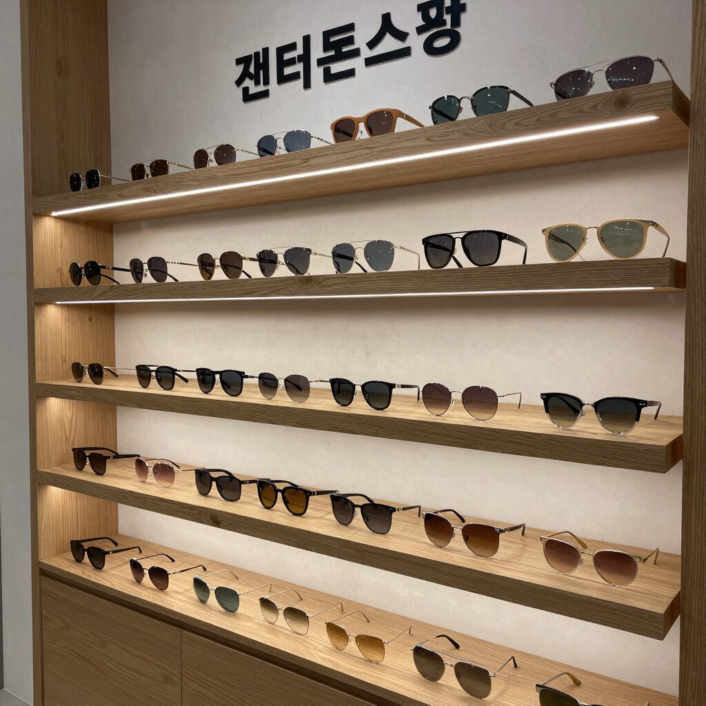 광주 상무지구 젠틀몬스터 선글라스 매장 전경