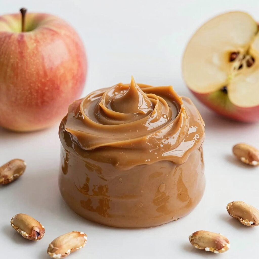 고윤정 스타일의 건강한 간식 사과와 땅콩버터