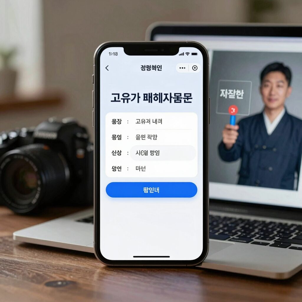 고유가 피해지원금 신청 방법을 보여주는 스마트폰과 노트북 화면