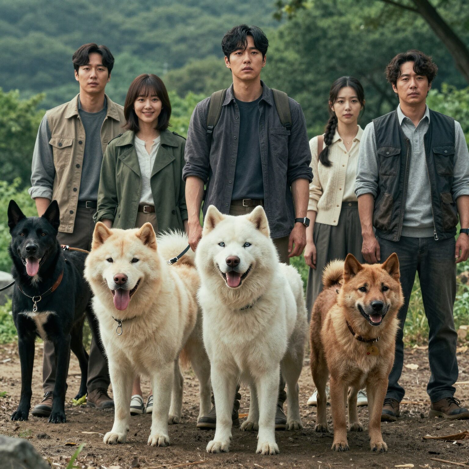 사냥개들 시즌2 우도환 이상이 정지훈 출연진 스틸컷