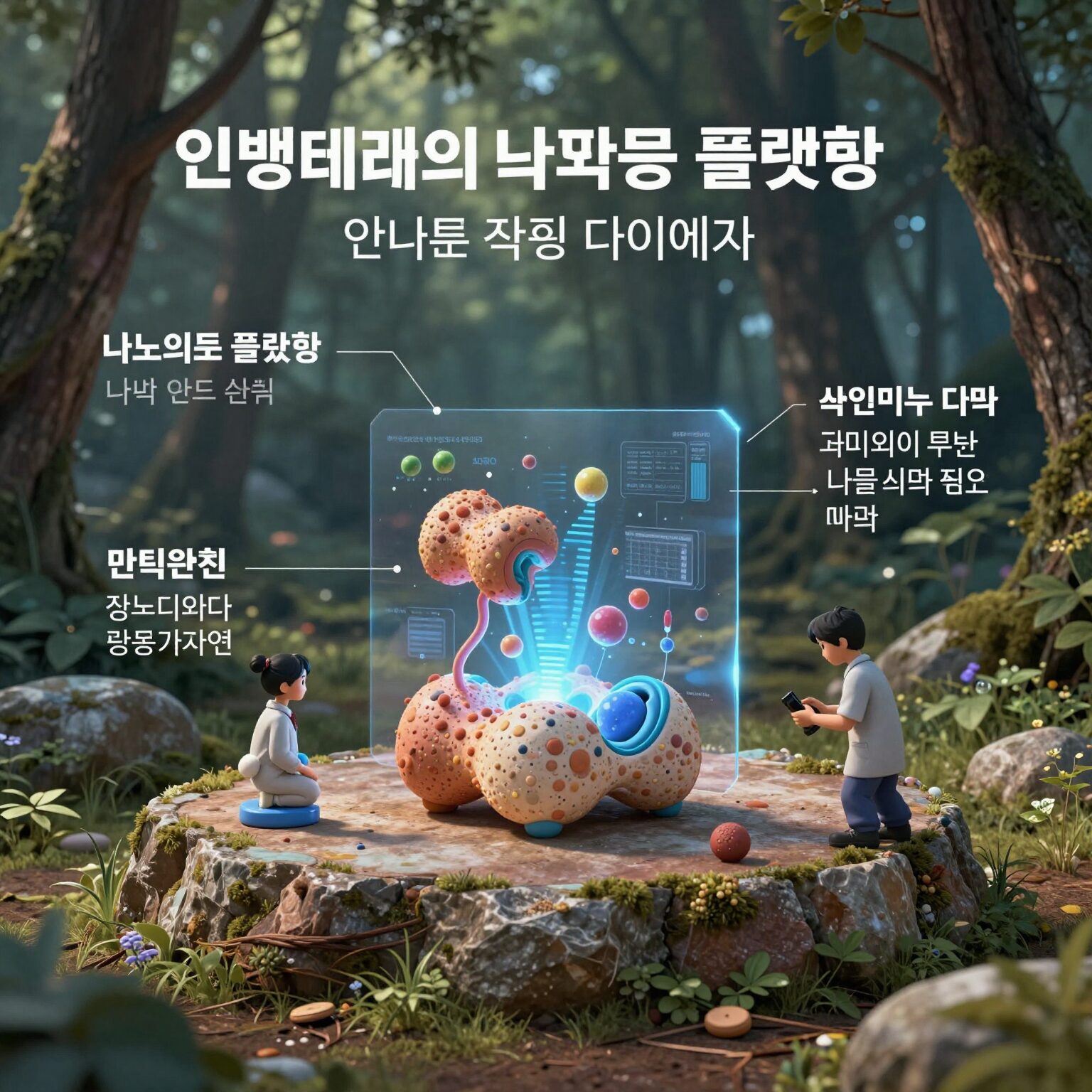 인벤테라의 나노의약품 플랫폼 인비니티 작동 원리 다이어그램