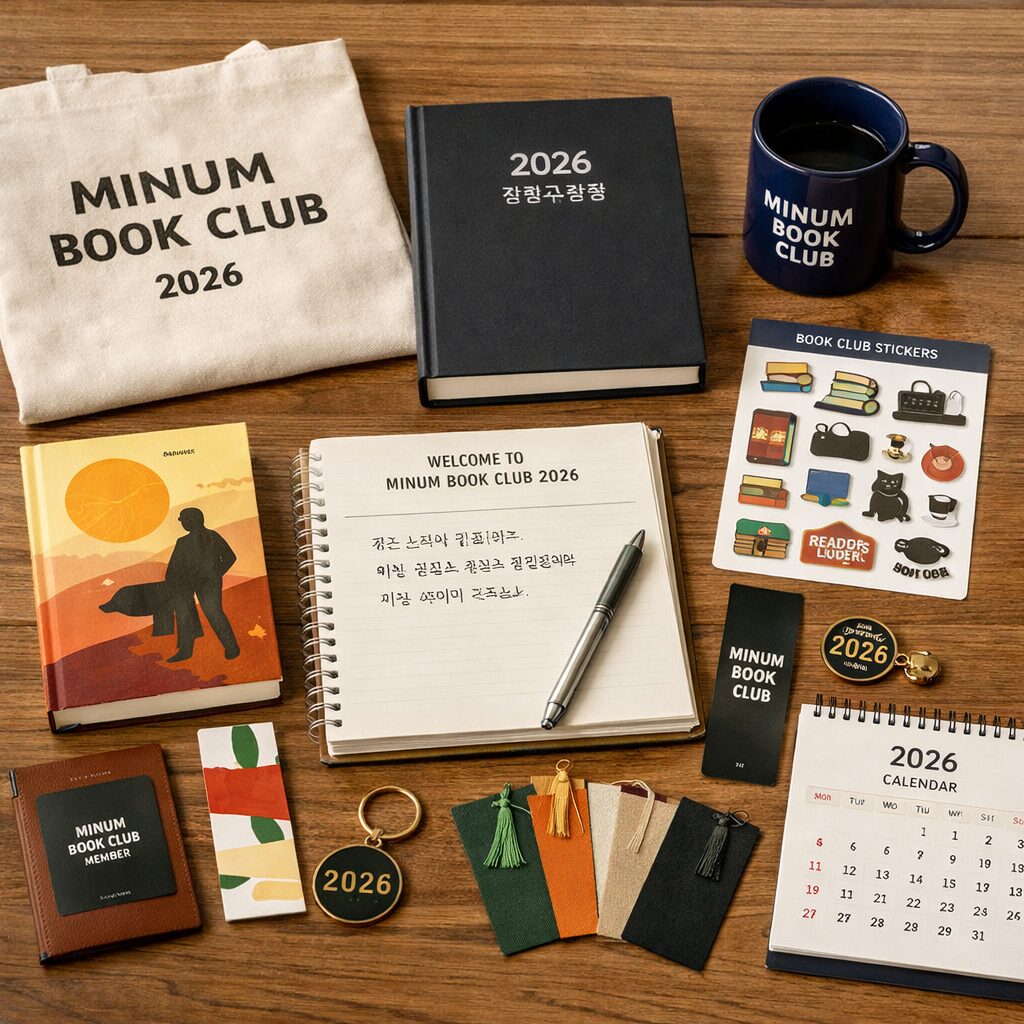 2026 민음북클럽 웰컴키트 구성품 사진