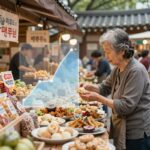 늘편푸드 시장 성장과 고령친화식품의 미래 늘편푸드 시장 성장 그래프와 다양한 고령친화식품 제품 이미지