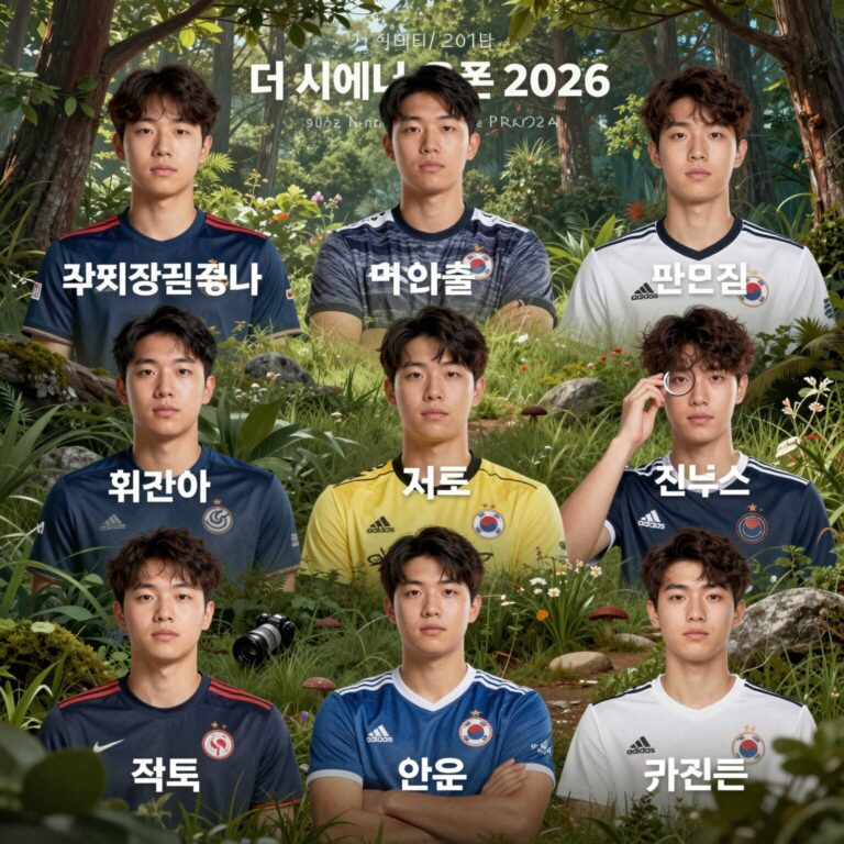 더 시에나 오픈 2026 출전 선수들 포스터와 주요 선수 사진