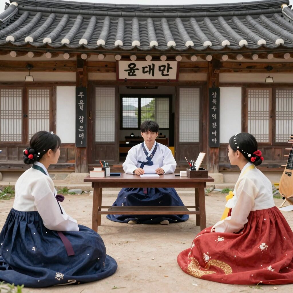 윤대만 신록당 전경과 무속 상담 공간 분위기