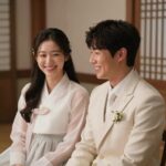 윤보미 라도 결혼식, 9년 사랑의 결실 윤보미와 라도 결혼식에서 함께 웃고 있는 사진, 행복한 순간