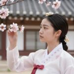 5월에 핀 산수국 꽃 근접 촬영