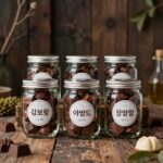 김보람 초콜릿 아망드 쇼콜라 3종 세트 유리병 포장