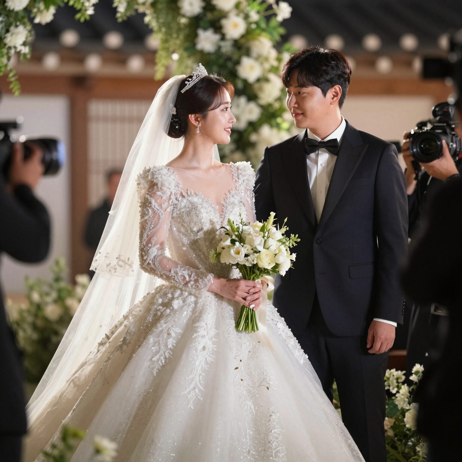 닉쿤 옥택연 결혼식 참석 파파라치 사진