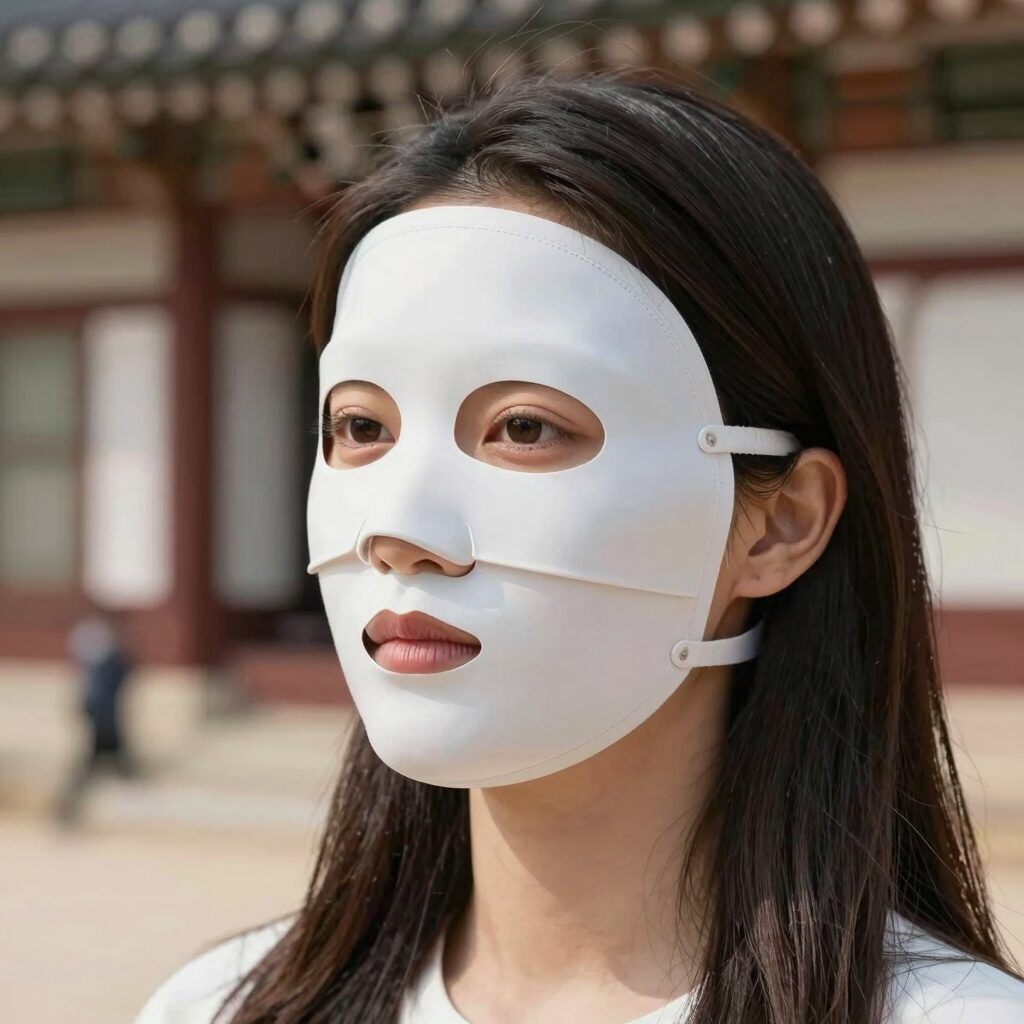 풍기인견 마스크 시원한 여름용 얼굴 보호 제품