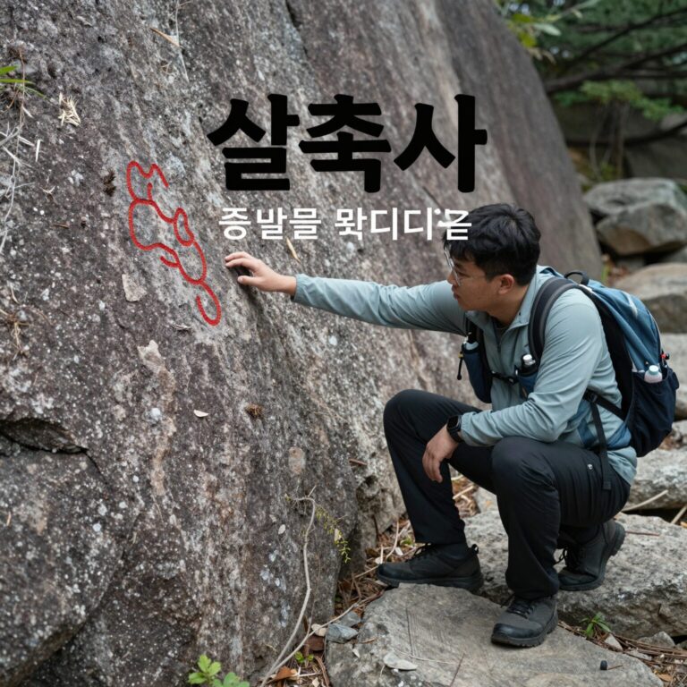실족사 뜻과 안전 수칙 이미지 등산 중 발을 헛디디는 상황