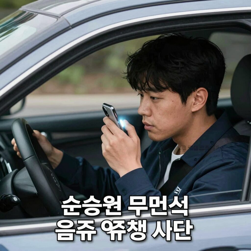 손승원 무면허 음주 역주행 사건 관련 이미지, 만취 운전 경고