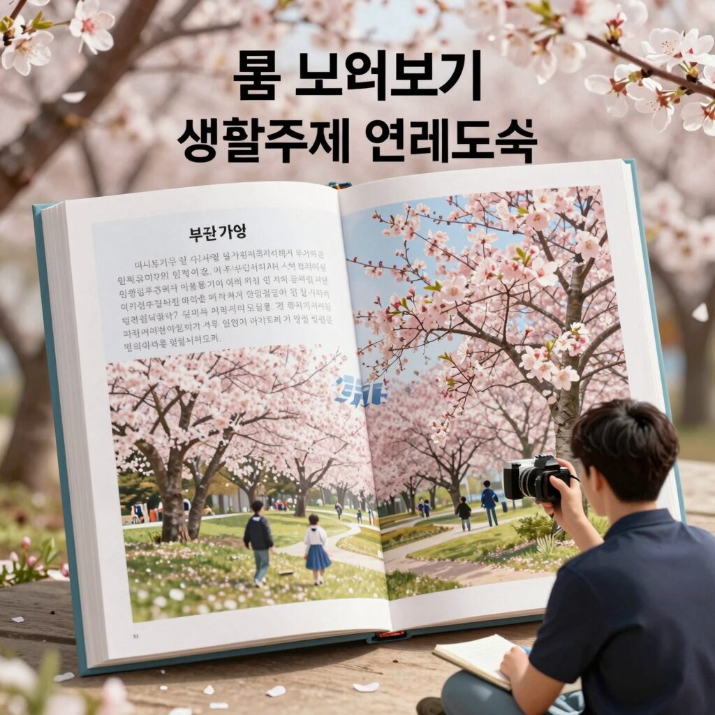 봄 느껴보기 누리과정 생활주제 연계도서