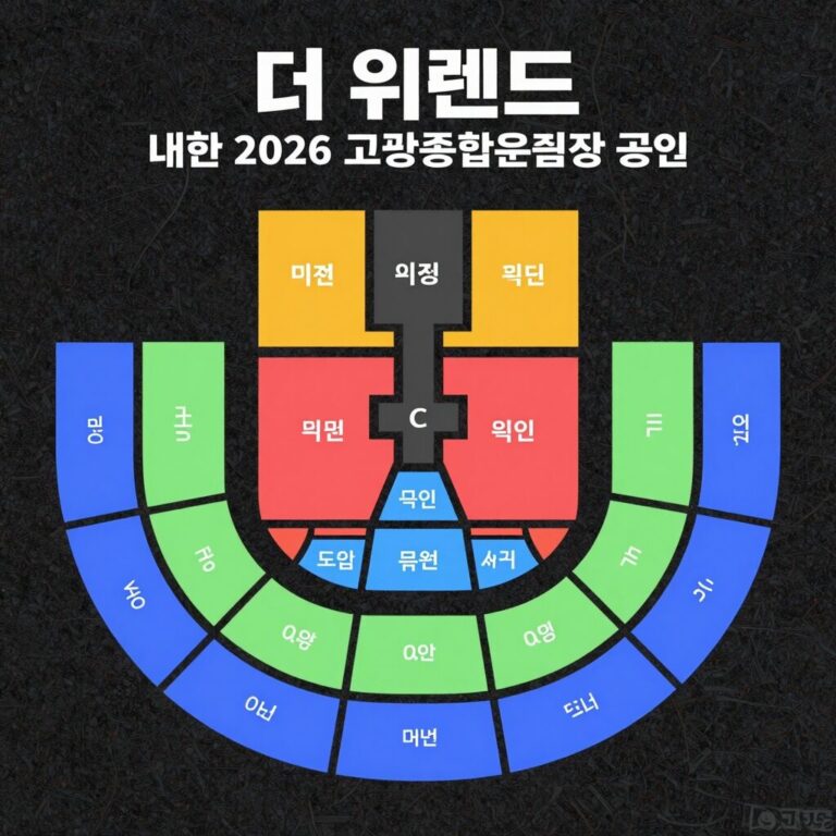 더 위켄드 내한 2026 고양종합운동장 공연 티켓팅 좌석배치도