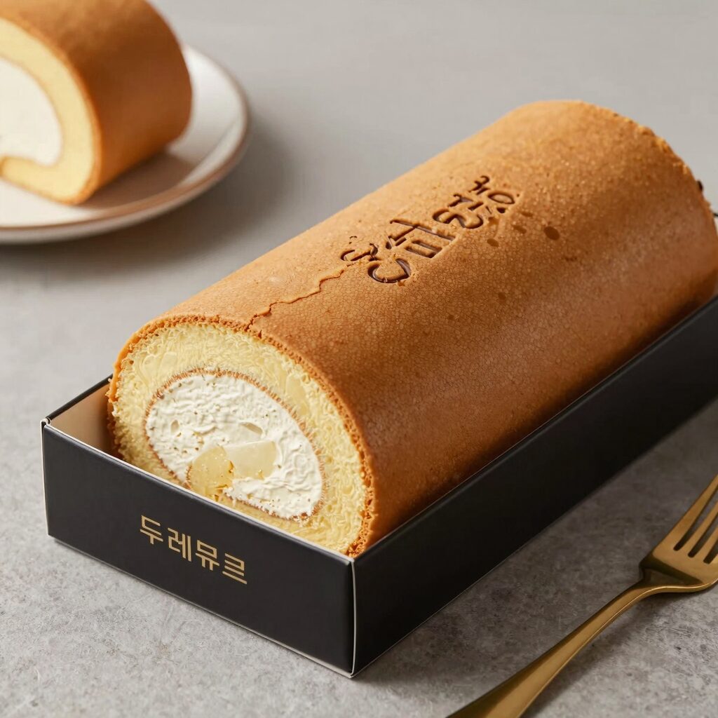 뚜레쥬르 클래식 롤케이크 박스 포장 이미지