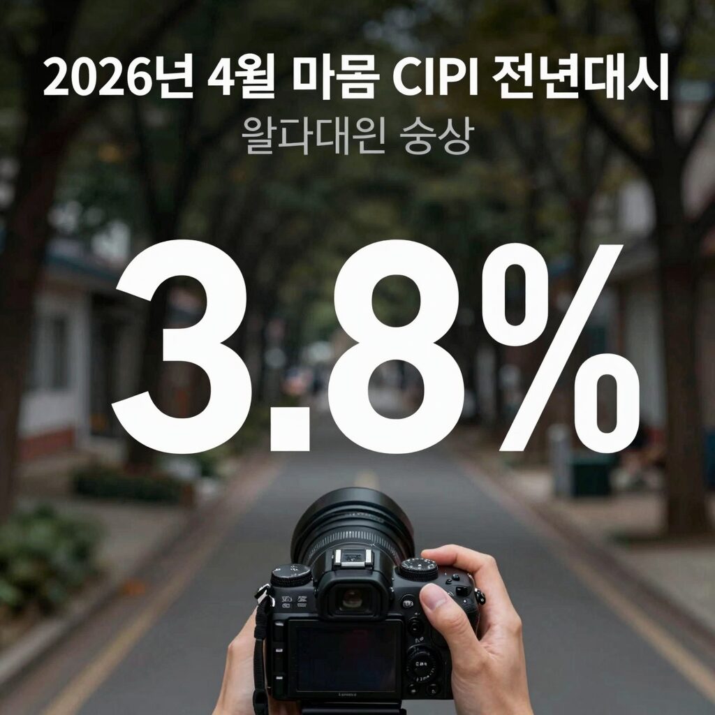 2026년 4월 미국 CPI 전년대비 3.8% 상승 그래프