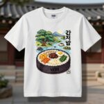 반스 김밥 반팔티 앞면 디자인