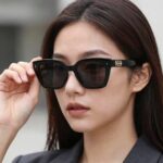 여자 선글라스 추천 퍼블릭비컨 생로랑 기호 네어 모델 착용샷