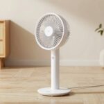 미니멀한 디자인의 샤오미 무선 선풍기 2 프로 화이트 모델