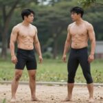 G조 대혼전 벨기에 이란 격돌 벨기에 도쿠와 이란 레자이안의 대결 구도를 나타낸 이미지