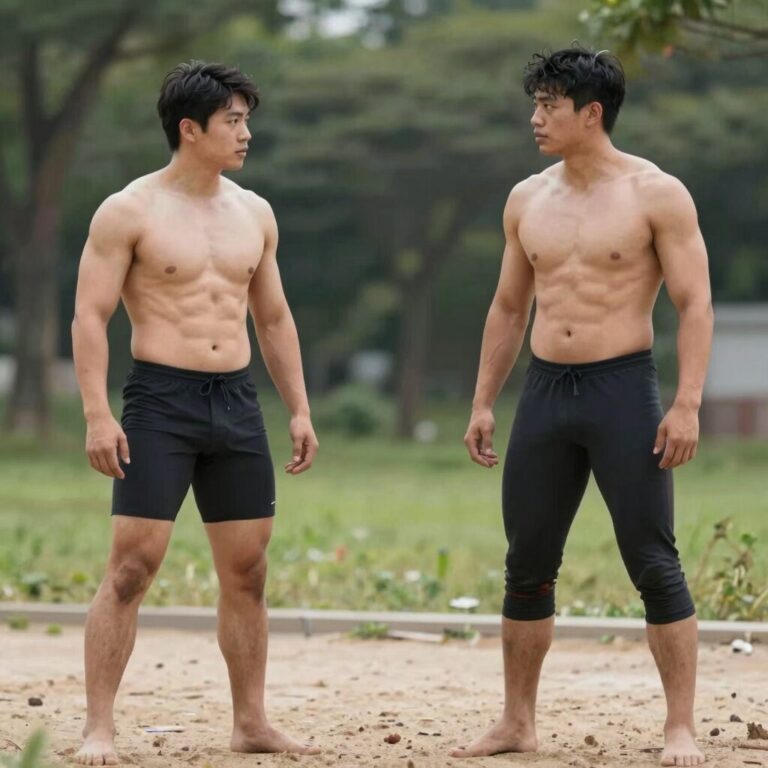 벨기에 도쿠와 이란 레자이안의 대결 구도를 나타낸 이미지