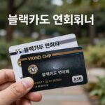 블랙카드 연회비 비교를 위한 다양한 VVIP 블랙카드 이미지