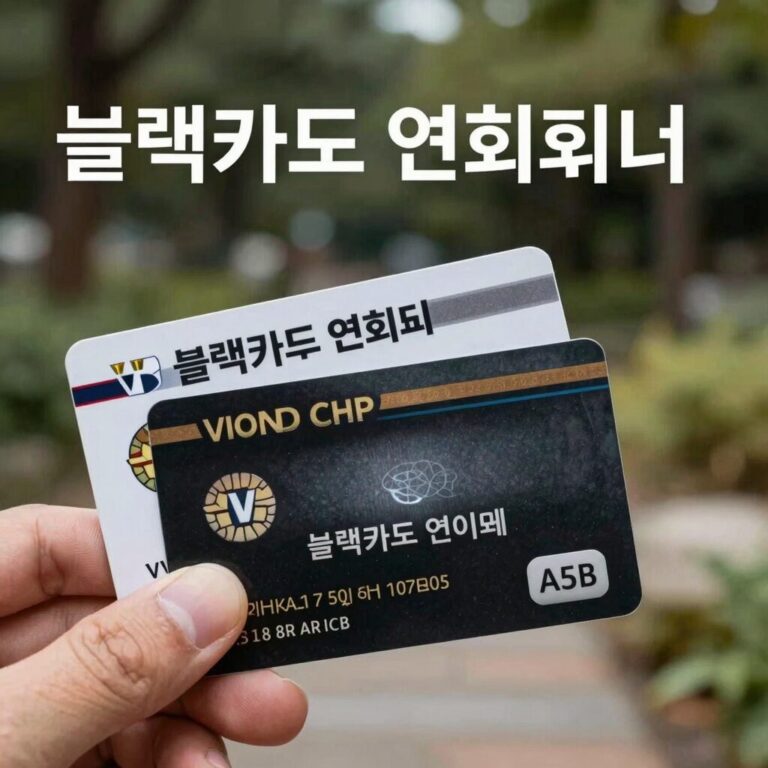 블랙카드 연회비 비교를 위한 다양한 VVIP 블랙카드 이미지