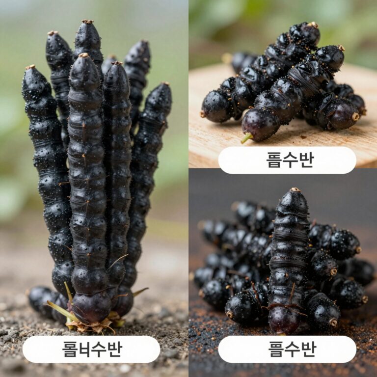 흑수박 가격과 크기 비교 사진