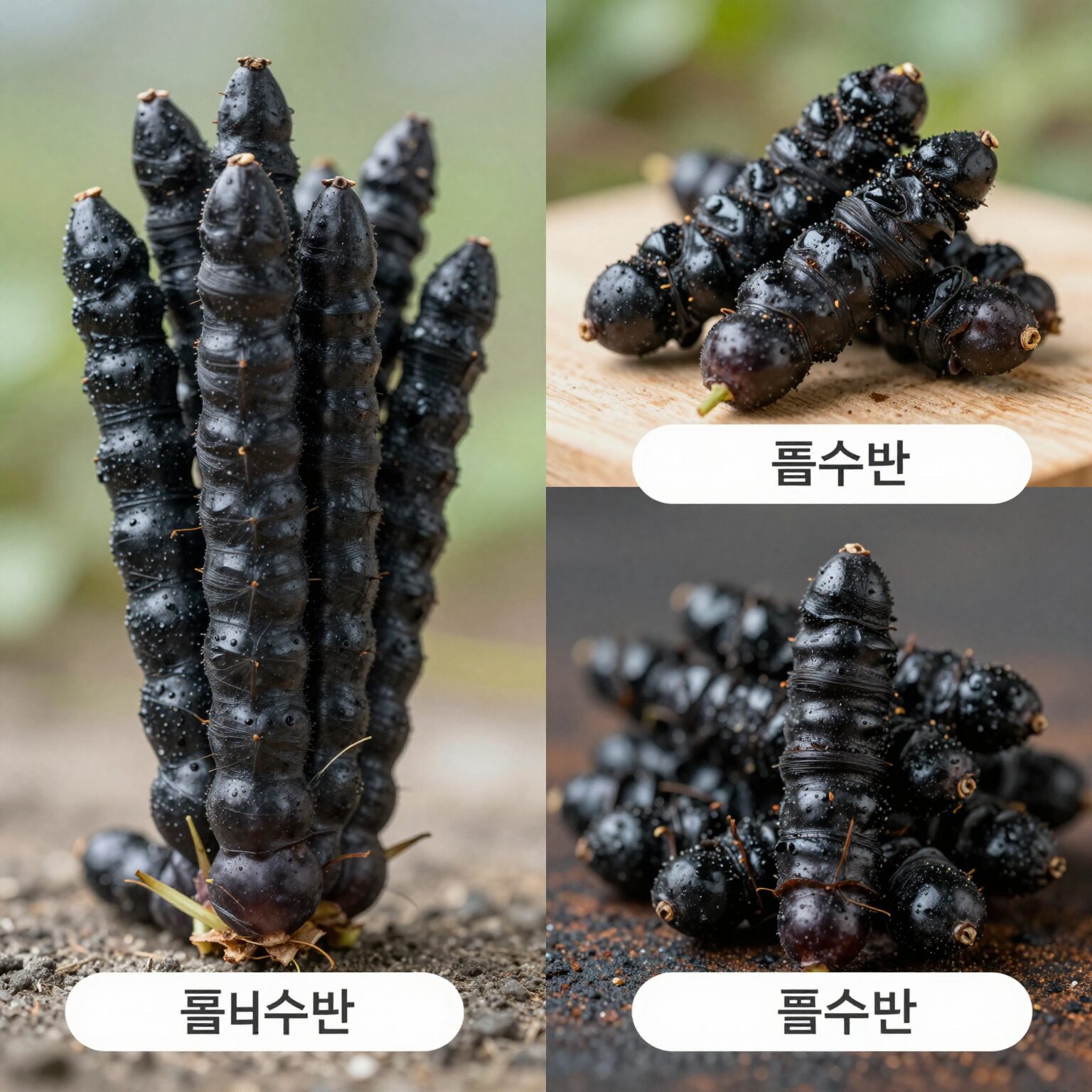흑수박 가격과 크기 비교 사진