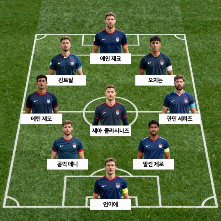 보스니아 대표팀 라인업 에딘 제코 세아드 콜라시나츠 등 주요 선수 사진